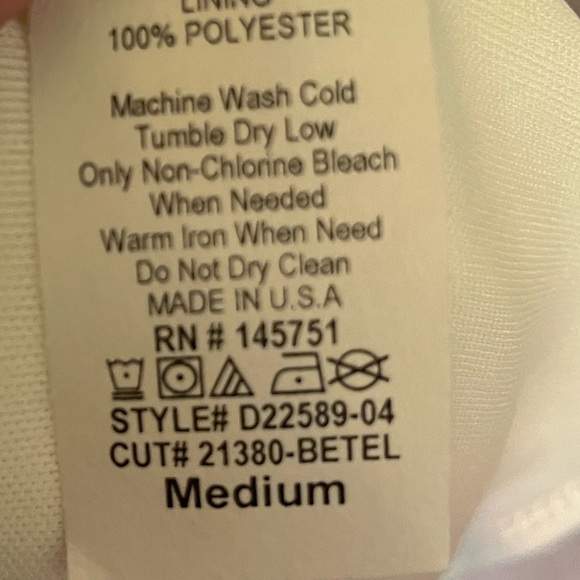 Pink Lily Pink and White Shift Dress Size Medium - Picture 3 of 4